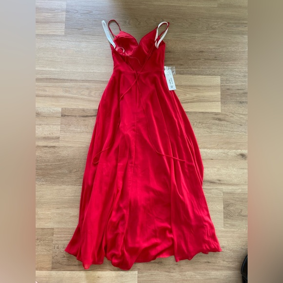 Azazie Everleigh *discontinued red* Bridesmaids Dress - Picture 4 of 5